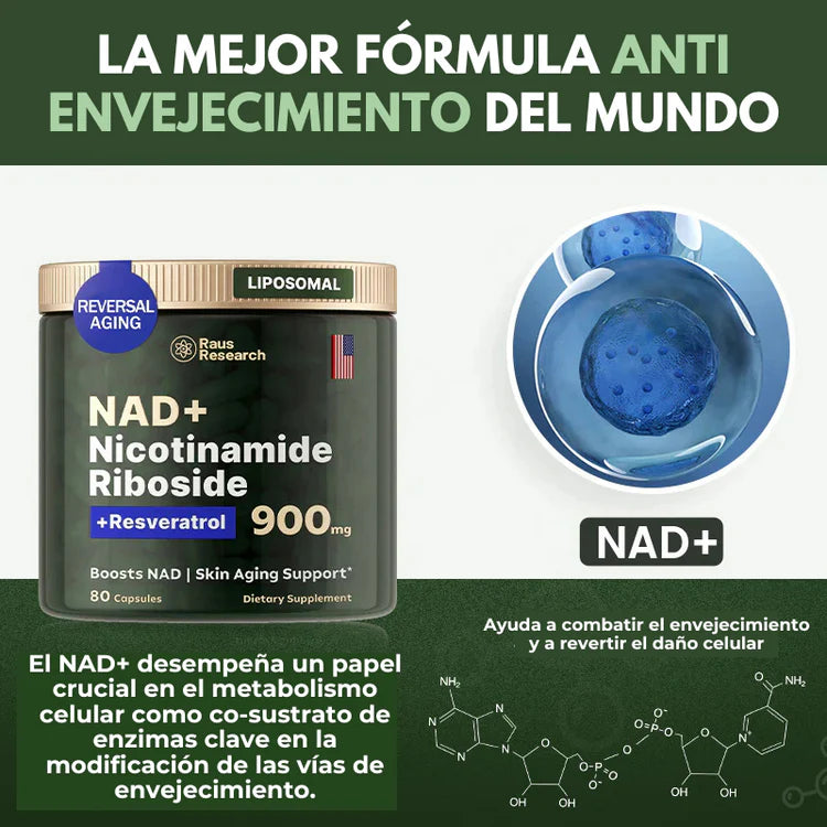 NAD+ Premium | Energía Celular y Juventud