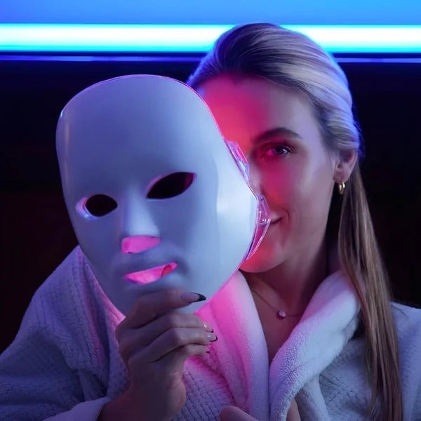 Máscara Luz Led 7 Colores