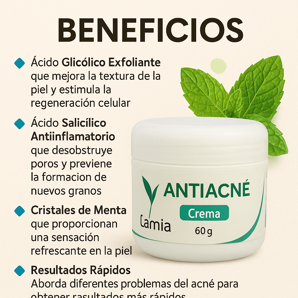 Crema Zamia Anti Acné 2x1