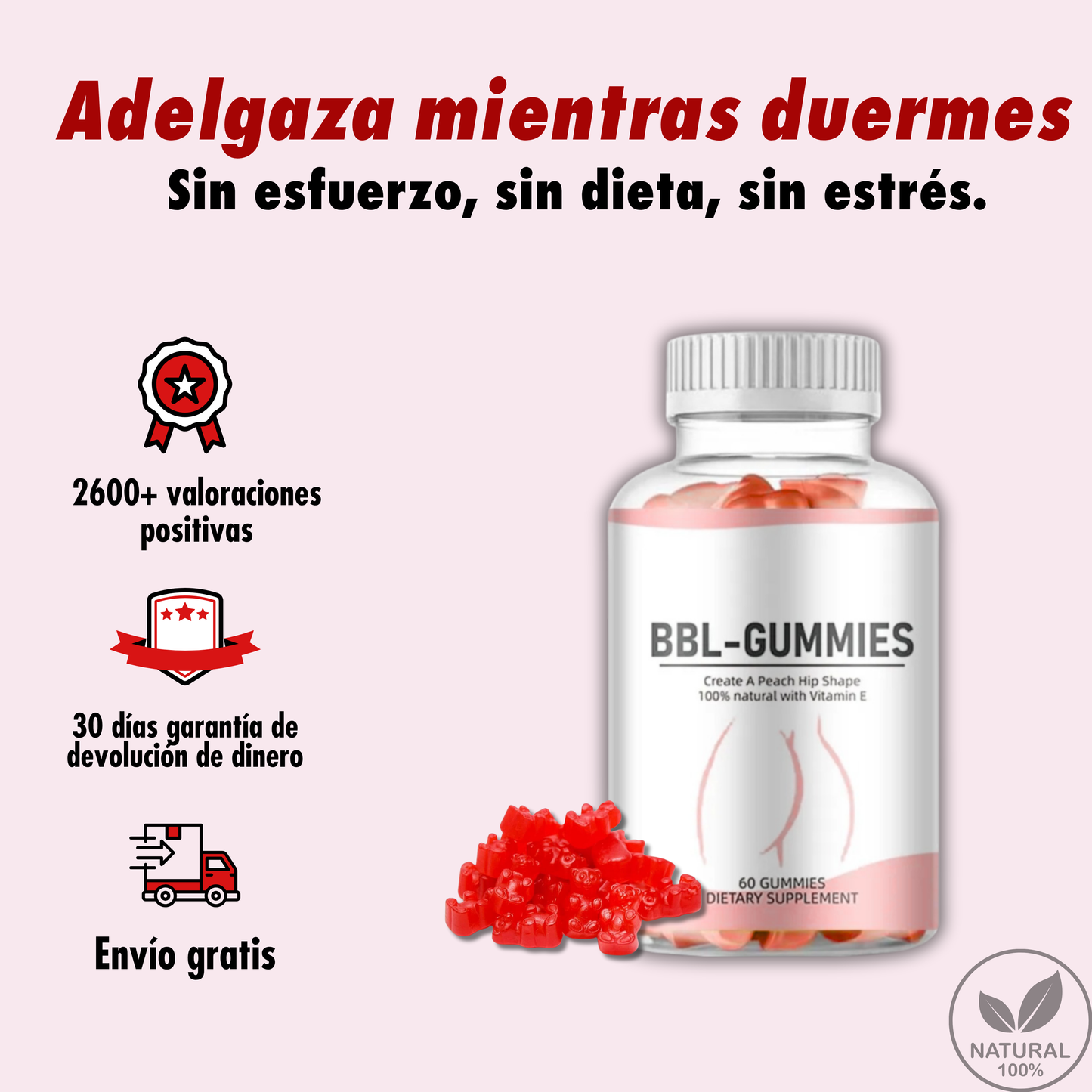 BBL Gomas Realza tus glúteos y reduce grasa