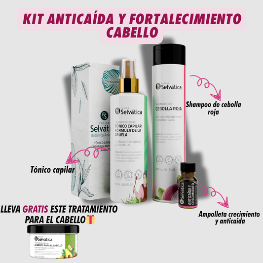 Kit Anticaida Y Crecimiento Capilar + Regalo🎁