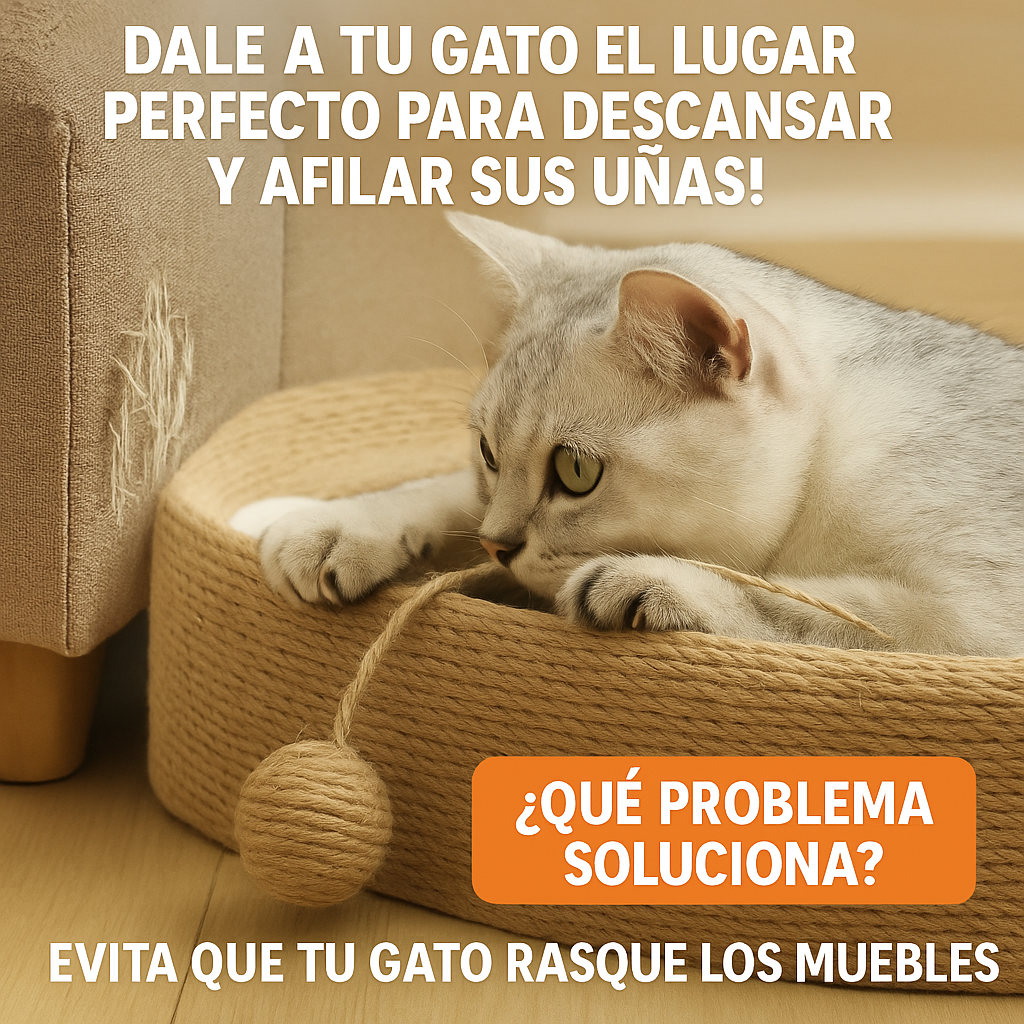 Cama Rascador Para Gatos Multifuncional